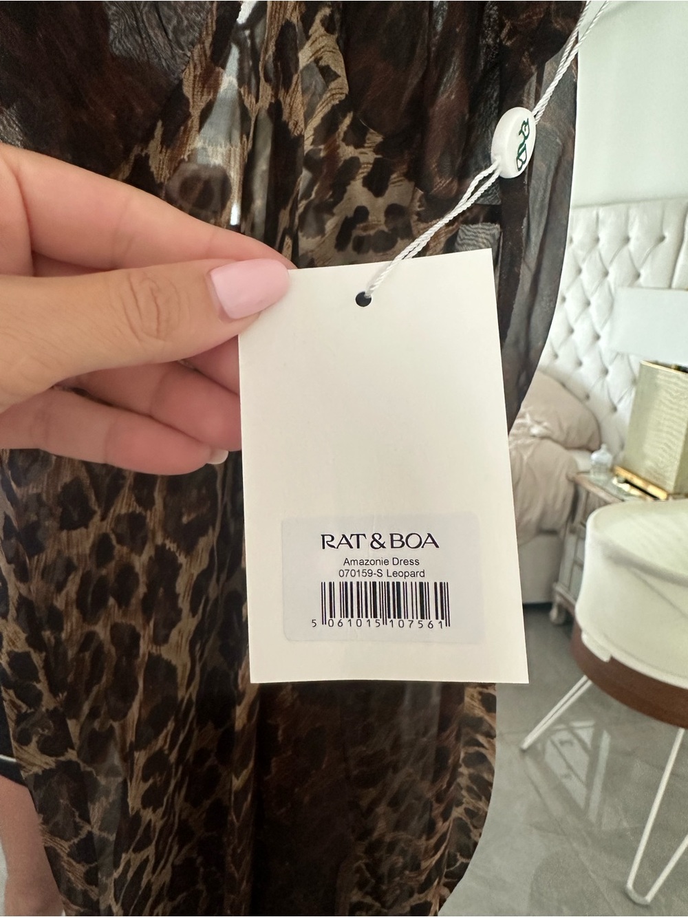 Amazonie Rat and boa dress never worn with tags - Picture 6 of 8